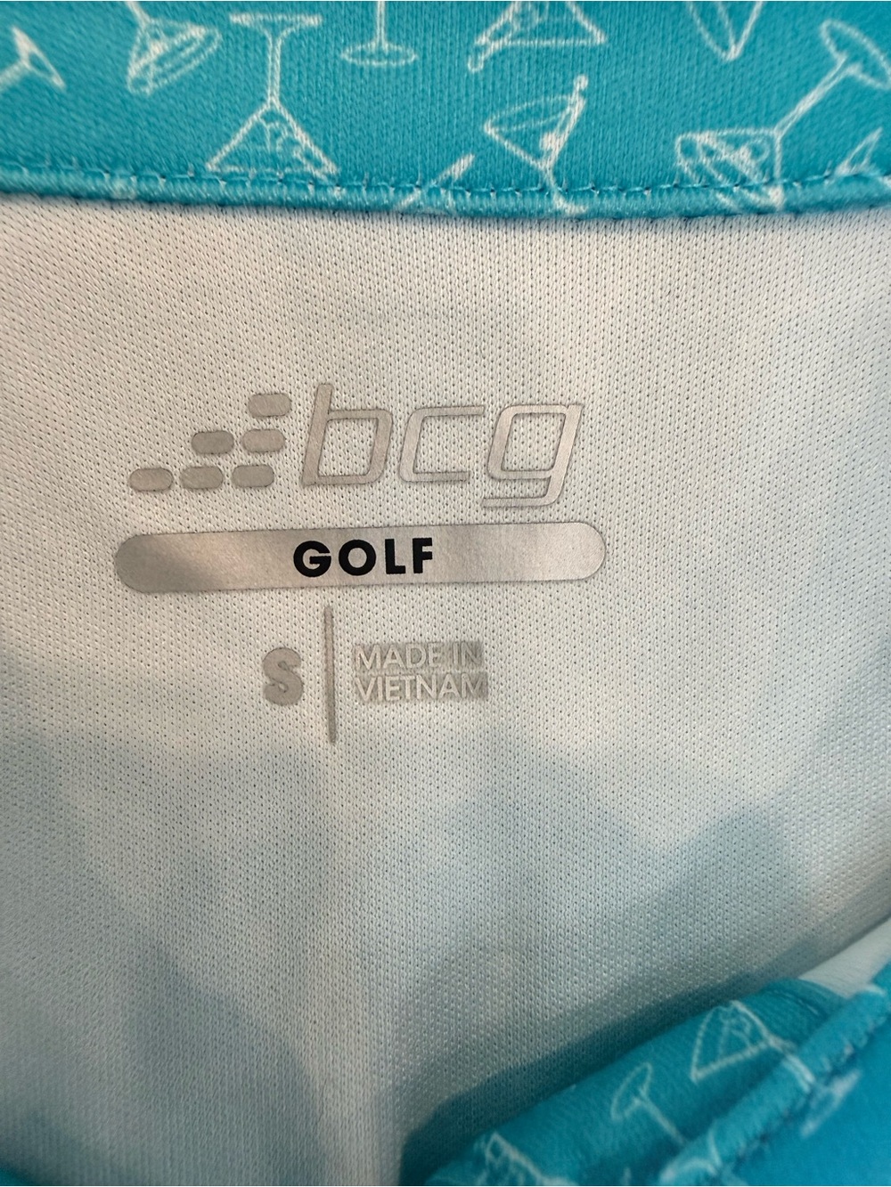 bcg Aqua Micro-Pattern Performance Polo - Picture 7 of 8